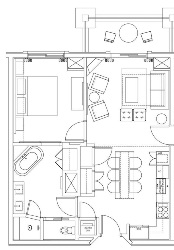 Morzine:Park City Condo Floor Plan